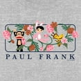 thumbnail image 2 of Women's Paul Frank Julius the Monkey and Bunny Girl Flower Scene  Graphic Tee Athletic Heather X Large, 2 of 4