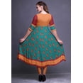 thumbnail image 4 of Bimba Kurti Long Imprimé pour Femmes Anarkali Robe Tunique Indienne Décontractée, 4 of 5