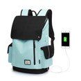 thumbnail image 1 of Mochila p/portátil WindTook p/mujeres homb. bolsa viaje trabajo escuela uni chicas c/plug 15" - Azul cielo, 1 of 3