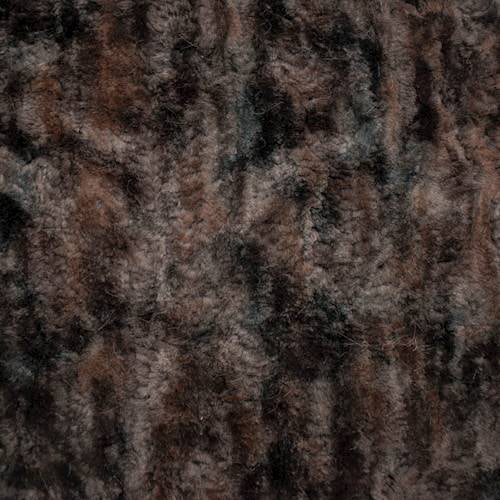 Brown Black Rayon Textured Faux Fur Fabric By The Yard Walmart Com Walmart Com