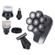thumbnail image 5 of Afeitadora De Cabeza Eléctrica, 8 Cabezales De Corte Afeitadora De Cabello Con 3 Peines Guía Cuchillas Dobles De Pulido Automático Para Uso Doméstico, 5 of 7