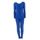 thumbnail image 5 of Bodysuit de Spandex BLESIY Catsuit de Baile Azul 2XL, 5 of 8