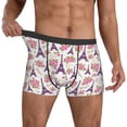 thumbnail image 3 of Men's Boxer Briefs, flower Tower rose Soft Comfy Mens Underwear Boxer Briefs Breathable With Widen Waist, 3 of 7