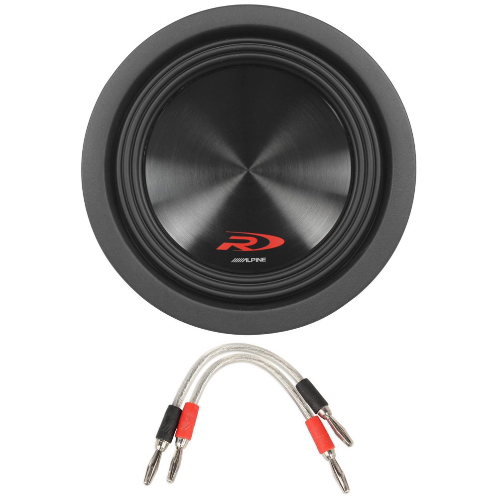 Alpine SWR-8D2 8" Inch 1000 Watt Dual 2 Ohm Type-R Car Subwoofer Sub