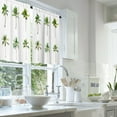 thumbnail image 2 of LALILO Kitchen Curtains and Valances Set of 3 36" Coconut Window Treatment Tiers for Window Decor, 2 of 5