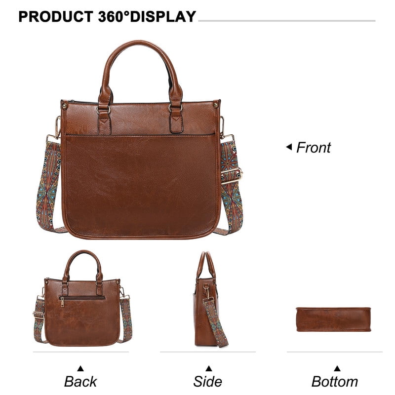 GAEKEAO Crossbody Bags for Women Leather Top Handle for Ladies Tote Shoulder Bag Satchel Purse with Adjustable Strap