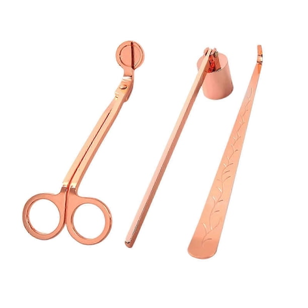 Aromatherapy Candle Care 3 Pcs Include Candle Extinguisher Trimmer Candle Dipper Kit For Candle Lover Gift Supplies