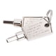 thumbnail image 5 of Llave Del Congelador, Llave De La Puerta Del Congelador De Metal De aleación De Aluminio Ajuste Preciso Portátil 2 Piezas Pentagonal Para Refrigerador, 5 of 7