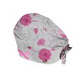 thumbnail image 3 of Nurse Cap for Women featuring Vibrant Prints crafted with Breathable Cotton for Nursing Healthcare and Kitchen Food Service with Adjustable Ties Light Gray, 3 of 5