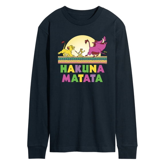 Disney - The Lion King - Hakuna Matata Scene - Men's Long Sleeve T-Shirt