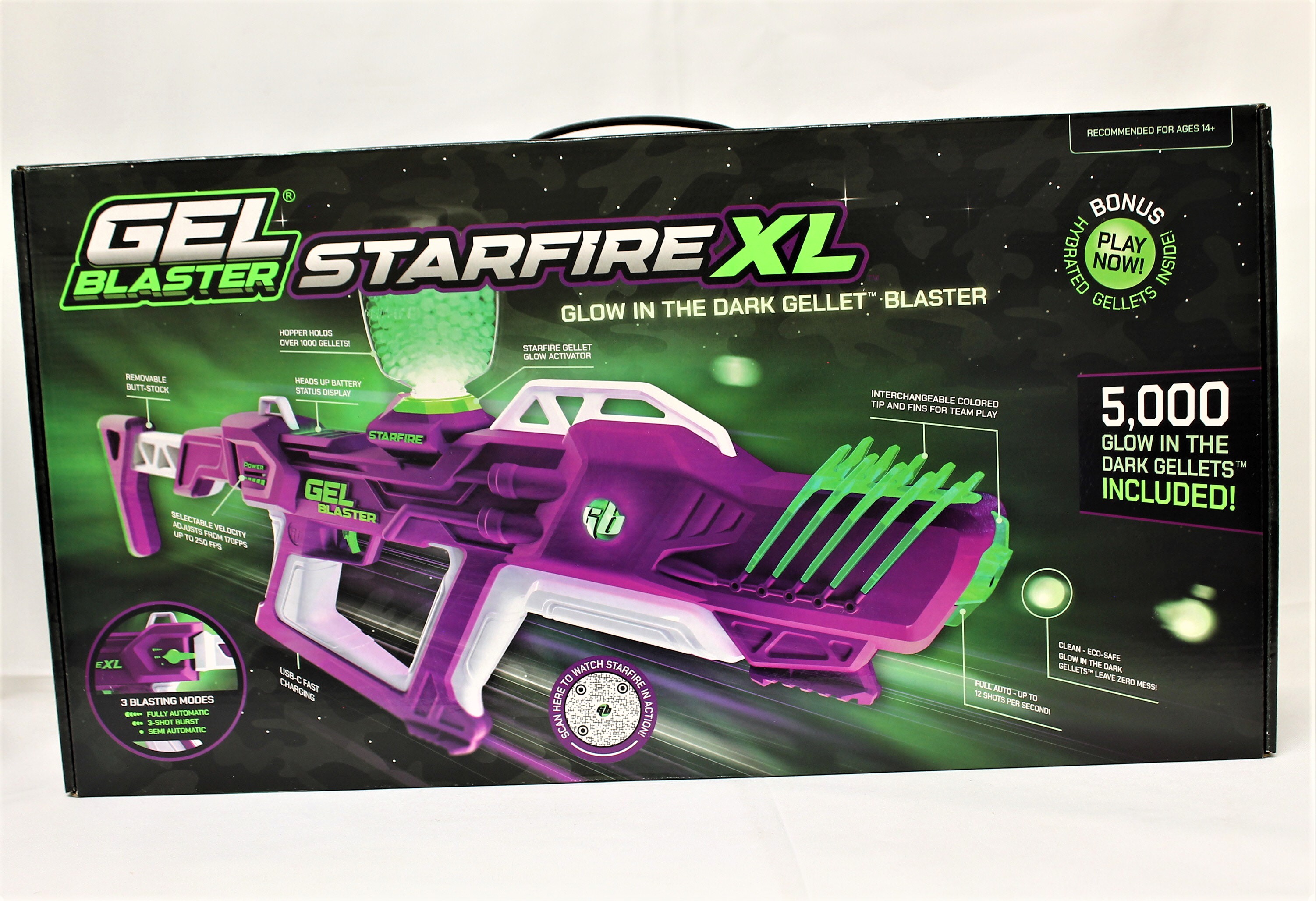 Gel Blaster Starfire XL Glow In The Dark Gellet Blaster
