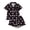 X_Black, variant on pajamas sets for womens with shorts plus size soft pjs loungewear sets 2 pieces short sleeve v neck funny graphic sleepwear set White1 XL