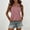 #434-Pink, variant on Wowcloth Ribbed Tank Top for Woman, Solid Color Collared Loose Fit, Summer Casual Sleeveless for Daily Wear