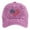 Pink, variant on Men's Herringbone Tweed Baseball Cap Wool Blend Fitted Hat
