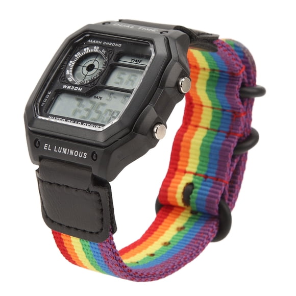 Reloj electrónico, reloj cronógrafo digital Reloj digital luminoso Reloj cronógrafo digital Eficiencia óptima Jadeshay A