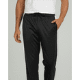 thumbnail image 5 of Real Essentials 3 Pack: Men's Active Athletic Casual Tricot Open Bottom Sweatpants with Pockets (Available In Big & Tall), 5 of 6