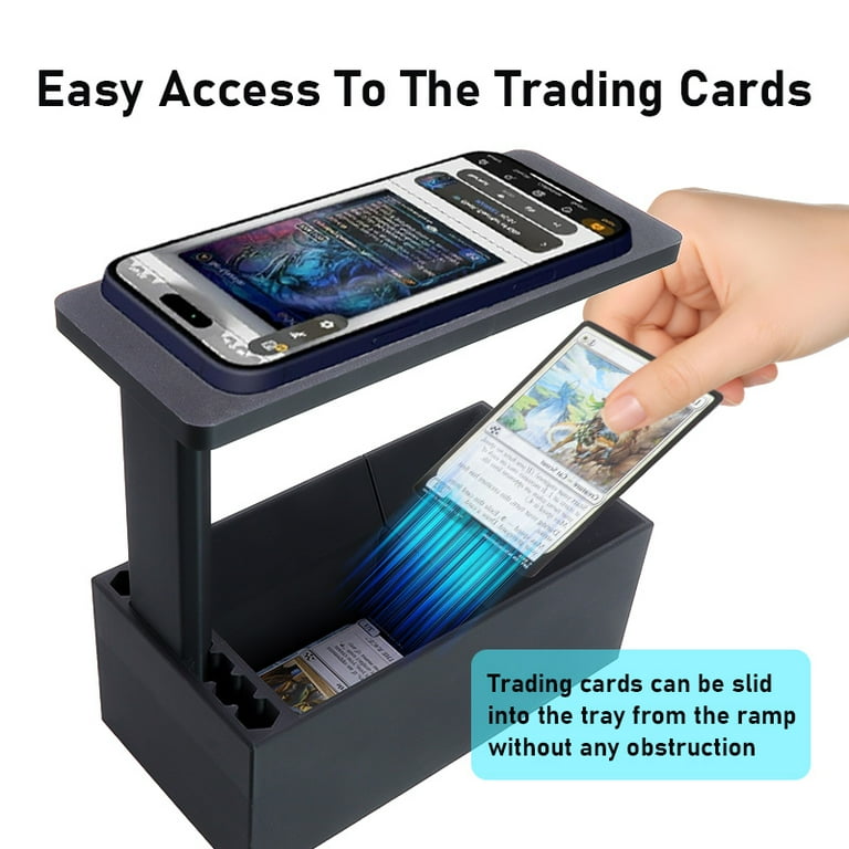 mtg card recognition Card Scanner Pro Max–Card Scanner Stand for MTG & TCG, Scan Sleeved &