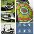 thumbnail image 6 of Golf Cart Front Seat Towel Cover Mandala 51" x 31" - Fits EZGO TXT Yamaha Drive Club Car Precedent Icon, 6 of 8