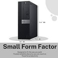 thumbnail image 2 of Restored Dell Optiplex 7050 SFF Desktop | Core i7 - 7700 - 500GB HDD Hard Drive - 8GB RAM | 4 cores @ 4.2 GHz Win 10 Home Black (Refurbished), 2 of 4