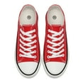 thumbnail image 4 of Unisex Low Top Lace Up Casual Canvas Shoes for Women and Men, Comfortable Lightweight Classic Fashion Sneakers Tennis Shoes for Men, 4 of 7