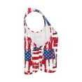 thumbnail image 5 of cocolona Patriotic Shirts for Women 4th of July Summer Sleeveless Crop Gym Yoga Workout Tank Tops, 5 of 7