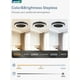 thumbnail image 2 of Ventilador de techo LEDIARY, control remoto sin aspas de 22 pulgadas, 6 velocidades, 3000-6000 K, 2 of 7