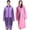 1 Purple+1 Pink, variant on Rain Ponchos for Adults Reusable, 2 Pcs Raincoats Emergency for Women Men with Hood and Drawstring
