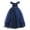 r-543Blue225, variant on Girls Dress Solid Color With Floral Prints Princess Dress Line Shoulder Performance Long Pommel Dress Party Dresses For Girls Sizes 4-5 Years