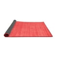 thumbnail image 2 of Ahgly Company Indoor Square Abstract Red Contemporary Area Rugs, 8' Square, 2 of 4