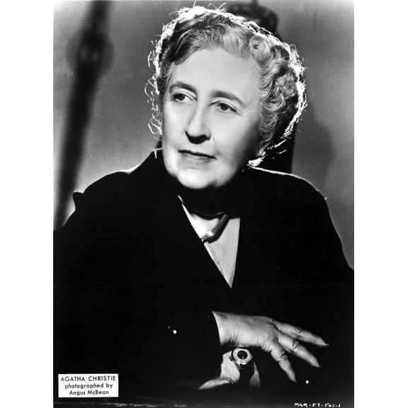 Agatha Christie Portrait in Classic Photo Print (8 x 10)