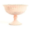 DIY Wedding Koyal Wholesale Compote Bowl Centerpiece Mercury Glass Antique Pedestal Vase, Floral Centerpiece, Wedding, Bridal Shower, Home Décor (7" x 5", Blush Pink)