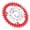 Red, variant on Riousery 104BCD 36T Chainring Conversion Kit Aluminum Alloy Mid Drive Spider Adapter for Tongsheng Electric Bike - Black, 4.1 in / 104mm