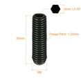thumbnail image 2 of Uxcell Ball Point Set Screws, M8 x 30mm High Carbon Steel Metric Spring Hex Socket Grub Screw 5 Pack, 2 of 7