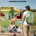 thumbnail image 3 of Tropical Floral Cooler Backpack 20L Insulated Soft Cooler Bag Leakproof for Beach Camping Picnic with Hibiscus Print, 3 of 3