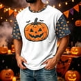 thumbnail image 4 of Shirt for Women Print Short Sleeve Crewneck T-Shirts Halloween Printed Tee Clothes, 4 of 6