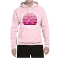 thumbnail image 2 of Wild Bobby Cancer Messed With the Wrong Girl Breast Cancer Awareness Unisex Hoodie Sweatshirt, Light Pink, X-Large, 2 of 6