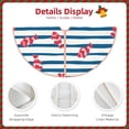 thumbnail image 3 of Sikiie Clown Fish Nativity Christmas Tree Skirt, Jesus Christian Winter Holiday Tree Mat Decoration(30-48IN)30", 3 of 6