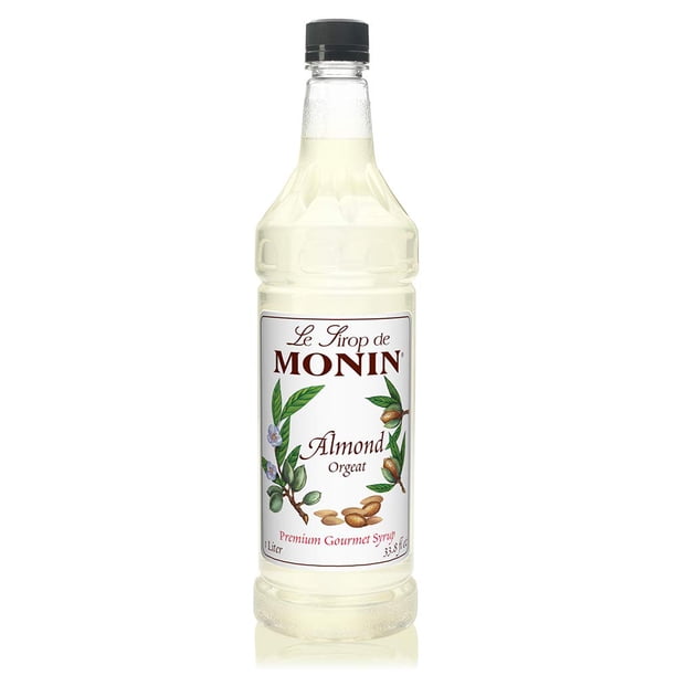 Monin Almond Syrup Sweet And Rich Nutty Aroma Natural Flavors Great For Coffee Drinks And Specialty Cocktails Vegan Non Gmo Gluten Free 1 Liter Walmart Com Walmart Com