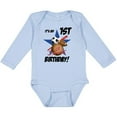 thumbnail image 3 of Inktastic 1st Birthday All Stars Boys Long Sleeve Baby Bodysuit, 3 of 5