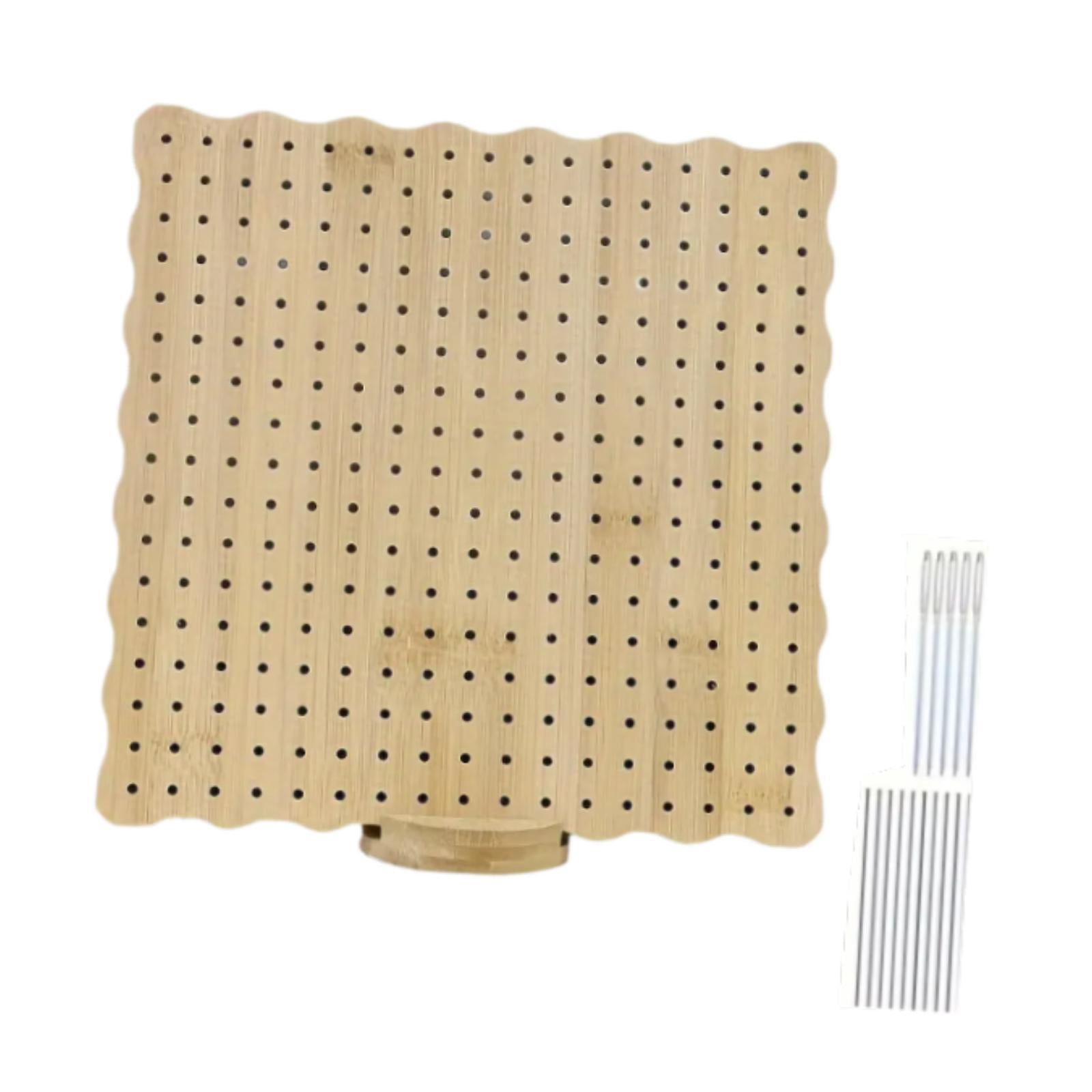 GUOOL Crochet Blocking Board and Pins for Beginners Knitting Blocking Board for Knitting and Crochet Gifts for Mother, Grandmothers 23.5cmx23.5cm