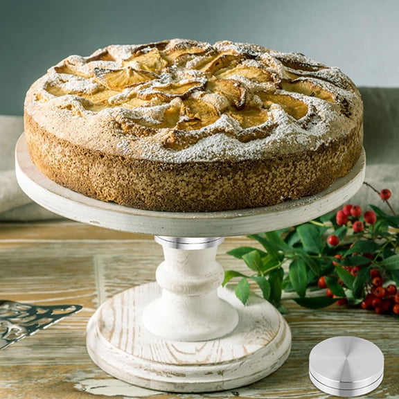 MEIBUTYUP Cake Decorating Turntable Aluminum Alloy 1 Pack Rotating Stand for Baking Tools