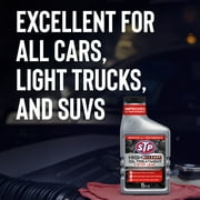 STP High Mileage Oil Treatment + Stop Leak Engine Oil Additive, 15 fl oz