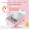 thumbnail image 4 of Colector de polvo de uñas SAVILAND Powerful 40 W con lámpara rosa, 4 of 7