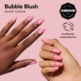 thumbnail image 2 of DIGI by Glamnetic Short Coffin Artificial Press-on Nails, Bubble Blush, 24 Pieces, 2 of 12