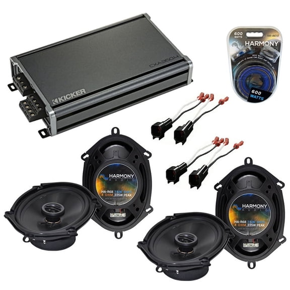 Fits Ford Focus w/ Blaupunkt Radio 03-04 Speaker Upgrade Harmony 2 R68 & CXA3604