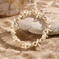 thumbnail image 4 of ievspot Women Shell Bracelet Starfish Pendant Braided Adjustable Tassel Beads Vacation Beach Bracelet Lady Jewelry, 4 of 8