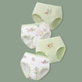 thumbnail image 2 of CAIVO Girls Underwear Breathable Comfortable Underpanties Toddler Kids 4-Pack Soft Stretchy Elastic Waistband Everyday Wear Panties Lovely Child Panty, 2 of 3