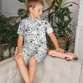 thumbnail image 4 of Balery Bicycle Conjunto de Pijama Infantil de Manga Corta con Estampado – Ropa de Dormir de Algodón Suave-4X-Large, 4 of 6
