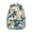 Blue-green-4, variant on Exotic Botanical Themed Waterproof Backpack, Ergonomic & Stylish for College & Daily Use