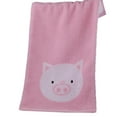 thumbnail image 1 of transemion 25*50cm Cartoon Embroidered Towel Cute Smiley Face Cotton Wash Cloth Hand Face Towel, 1 of 1